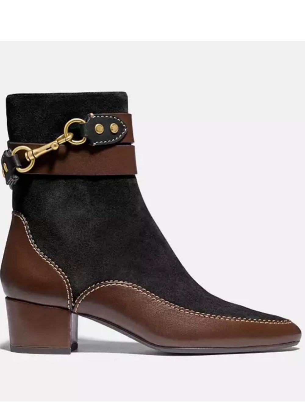 COACH Elssie Bootie Black Suede 🖤
